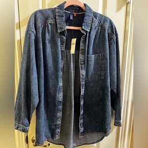Pilcro Blue Denim Shirt